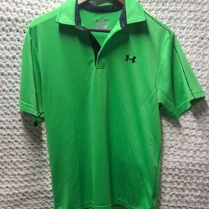 Under Armour Men's Vibrant Green Polo